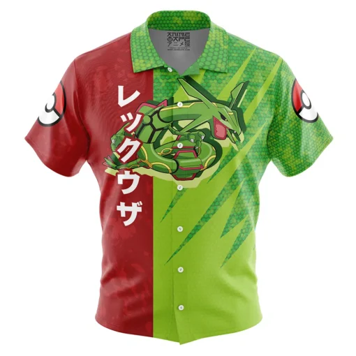 Chemise hawaïenne Attaque Rayquaza Pokémon