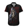 Chemise hawaïenne Faucheuse Skull ange de la mort paix