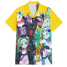 Chemise hawaïenne Rebecca Cyberpunk Edgerunners Anime