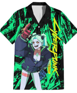 Chemise hawaïenne Rebecca Cyberpunk Anime