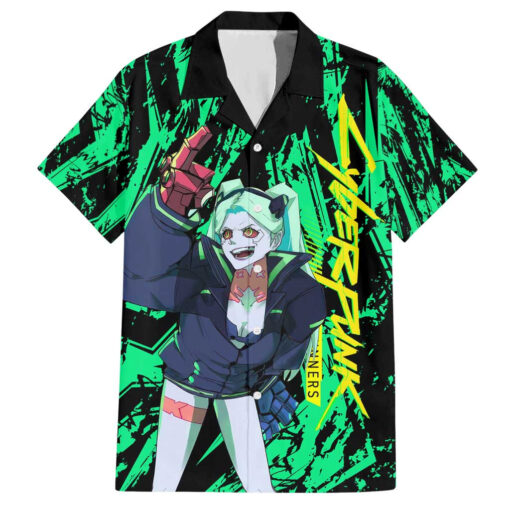 Chemise hawaïenne Rebecca Cyberpunk Anime