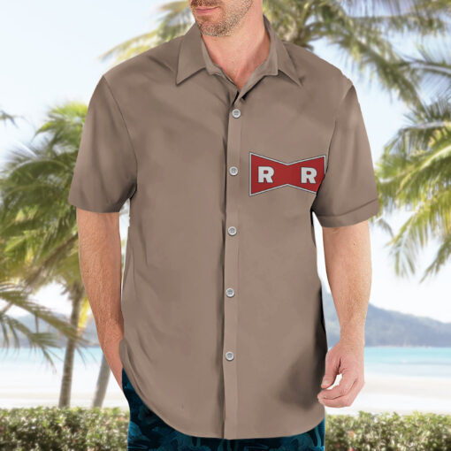 Chemise hawaïenne Armée du Ruban Rouge – Image 3