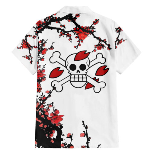 Chemise hawaïenne Tony Chopper rouge style japonais One Piece Anime – Image 2