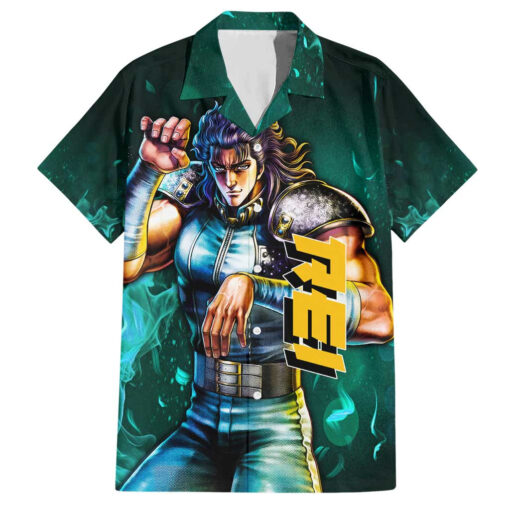 Chemise hawaïenne Rei Hokuto no Ken Anime Manga Mix