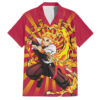 Chemise hawaïenne Rengoku Demon Slayer Anime
