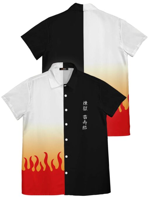 Chemise hawaïenne Mode Rengoku
