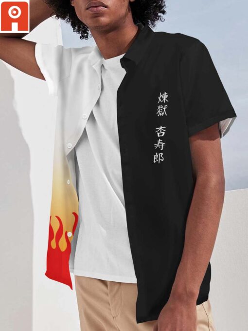 Chemise hawaïenne Mode Rengoku – Image 2