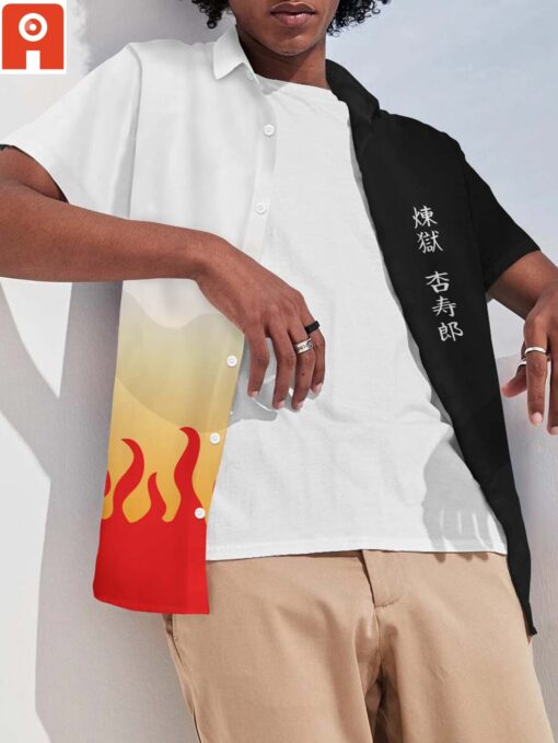 Chemise hawaïenne Mode Rengoku – Image 3