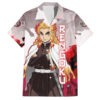 Chemise hawaïenne Rengoku Kyoujurou Demon Slayer Anime