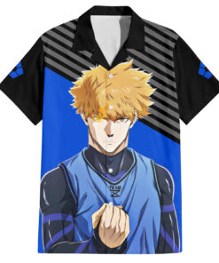 Chemise hawaïenne Rensuke Kunigami Blue Lock Anime