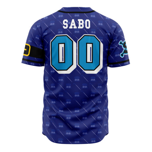Maillot de baseball Armée Révolutionnaire Sabo One Piece – Image 3