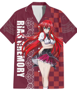 Chemise hawaïenne Rias Gremory High School DxD Anime