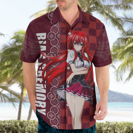 Chemise hawaïenne Rias Gremory High School DxD Anime – Image 3