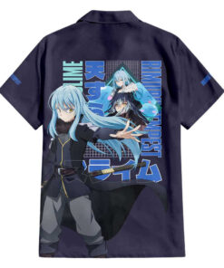 Chemise hawaïenne Rimuru Tempest V3 Moi quand je me réincarne en Slime Anime