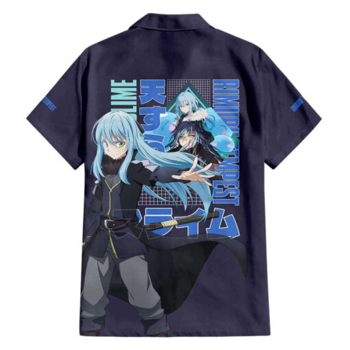 Chemise hawaïenne Rimuru Tempest V3 Moi quand je me réincarne en Slime Anime