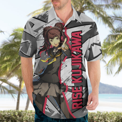 Chemise hawaïenne Rise Kujikawa Persona Anime Mix Polygon Cyber – Image 3
