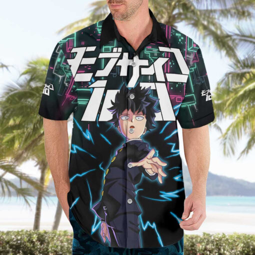Chemise hawaïenne Ritsu Kageyama Mob Psycho 100 Anime – Image 3
