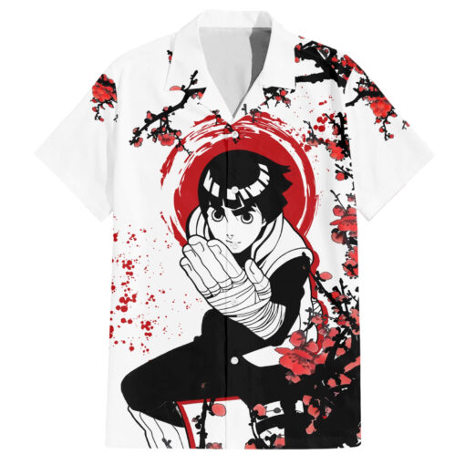Chemise hawaïenne Rock Lee style japonais Anime