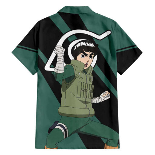 Chemise hawaïenne Rock Lee Naruto Anime – Image 2