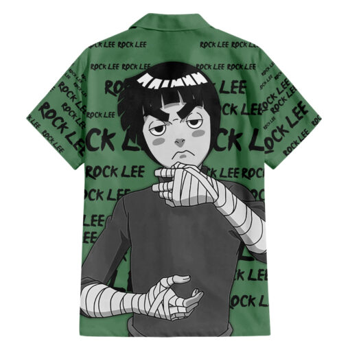 Chemise hawaïenne Rock Lee style manga – Image 2