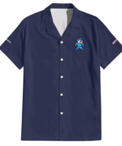 Chemise hawaïenne Rock Man Mega Man style japonais Anime