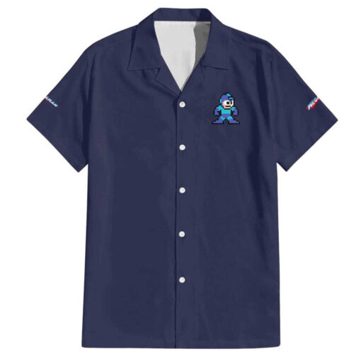 Chemise hawaïenne Rock Man Mega Man style japonais Anime