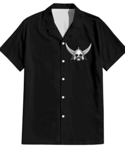 Chemise hawaïenne Ronin Warriors style japonais Anime