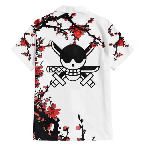 Chemise hawaïenne Roronoa Zoro Anime One Piece style japonais – Image 2
