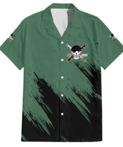 Chemise hawaïenne Roronoa Zoro Manga Mix One Piece Anime
