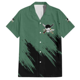 Chemise hawaïenne Roronoa Zoro Manga Mix One Piece Anime