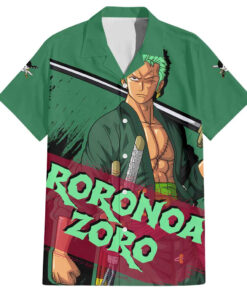 Chemise hawaïenne Roronoa Zoro One Piece Anime