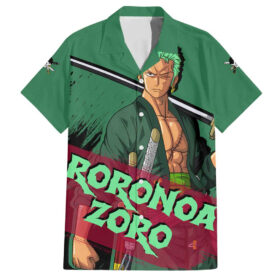 Chemise hawaïenne Roronoa Zoro One Piece Anime