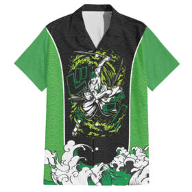 Chemise hawaïenne Roronoa Zoro One Piece Anime Japon