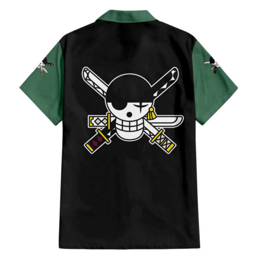 Chemise hawaïenne Roronoa Zoro One Piece Anime Mix Manga – Image 2