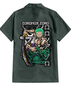Chemise hawaïenne Roronoa Zoro One Piece Anime V2