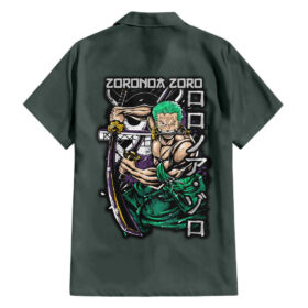 Chemise hawaïenne Roronoa Zoro One Piece Anime V2