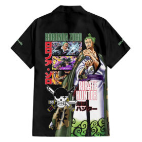Chemise hawaïenne Roronoa Zoro One Piece Anime V3