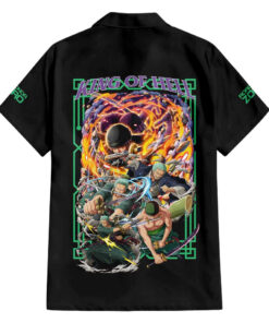 Chemise hawaïenne Roronoa Zoro One Piece Anime V4