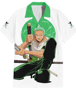 Chemise hawaïenne Roronoa Zoro Chapeau de Paille One Piece Anime