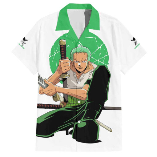 Chemise hawaïenne Roronoa Zoro Chapeau de Paille One Piece Anime