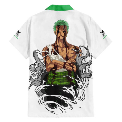 Chemise hawaïenne Roronoa Zoro Chapeau de Paille One Piece Anime – Image 2