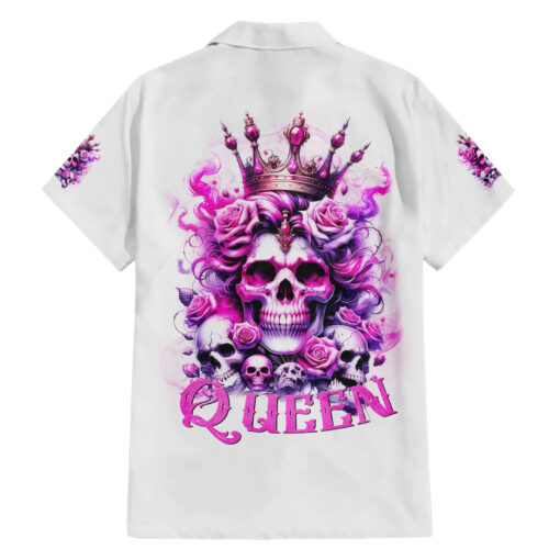 Chemise hawaïenne Crâne Rose Reine des Crânes