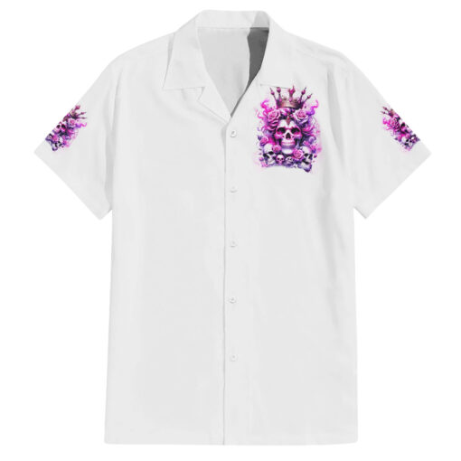 Chemise hawaïenne Crâne Rose Reine des Crânes – Image 2