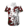 Chemise hawaïenne Crâne Rose Jour des Morts