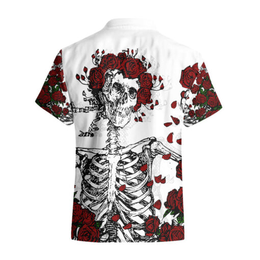 Chemise hawaïenne Crâne Rose Jour des Morts – Image 2
