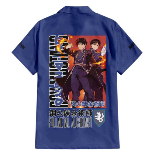 Chemise hawaïenne Roy Mustang Fullmetal Alchemist Anime – Image 2