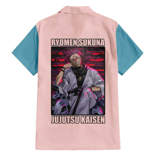 Chemise hawaïenne Ryomen Sukuna Jujutsu Kaisen anime – Image 2