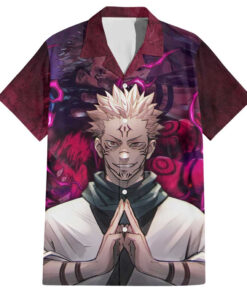 Chemise hawaïenne Ryosuke Takahashi Initial D manga mix anime