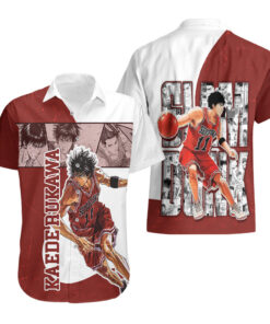 Chemise hawaïenne SLAMDUNK Film Rukawa Super Rookie