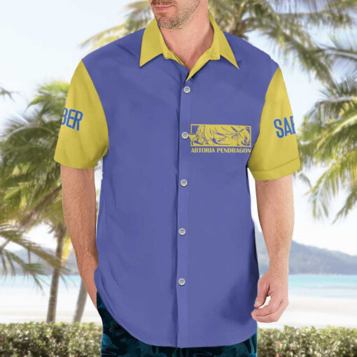 Chemise hawaïenne Sabertooth Frosch Fairy Tail anime – Image 3